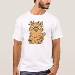 KattenKerst Modus Geactiveerd Grappige Katten Kers T-shirt