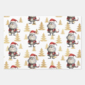 Kattenkerst voor kattenliefhebbers inpakpapier vel (Voorkant 2)