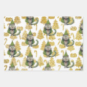 Kattenkerst voor kattenliefhebbers inpakpapier vel (Voorkant)