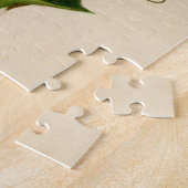 Kattenkerst Vrolijk Holly Kitten Antiek Kunst Legpuzzel (Zijkant)