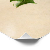 Kattenkerst Vrolijk Holly Kitten Antiek Kunst Perfect Poster (Hoek)