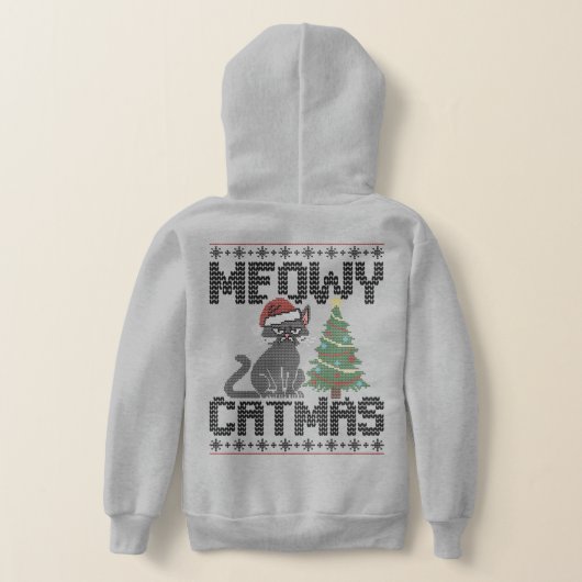 Kattenkerstmis, smerig beest - Lelijke kat (Laag Achter)