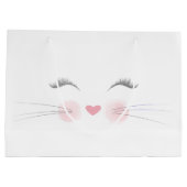 Kattenkitten gezicht groot cadeauzakje (Achterkant)