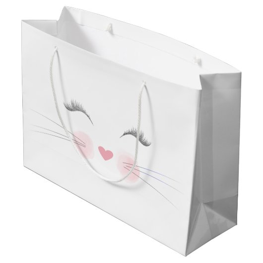 Kattenkittengezicht Groot Cadeauzakje (Achterkant Gekanteld)