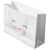 Kattenkittengezicht Groot Cadeauzakje (Voorkant Gekanteld)