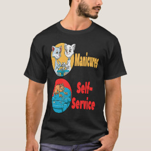 Kattenklauwen Knippen Manicure voor een Kat Katten T-shirt
