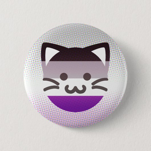 kattenknop met wielpride ronde button 5,7 cm (Voorkant)
