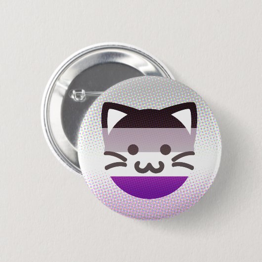 kattenknop met wielpride ronde button 5,7 cm (Voorkant /achterkant)