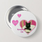 Kattenknop Spaghetti LRG Ronde Button 7,6 Cm (Voorkant /achterkant)