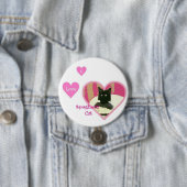 Kattenknop Spaghetti LRG Ronde Button 7,6 Cm (In situ)