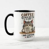 Kattenkoffie mok (Links)