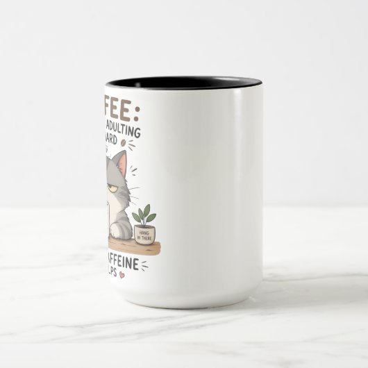 Kattenkoffie mok (Midden)