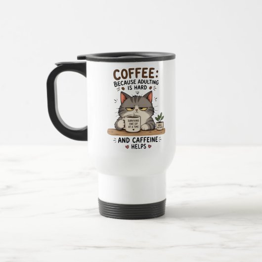 Kattenkoffie reisbeker (Links)