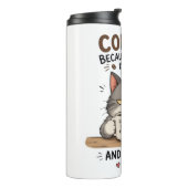 Kattenkoffie thermosbeker (Gedraaid links)