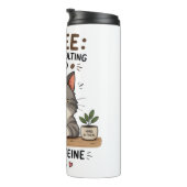 Kattenkoffie thermosbeker (Geroteerd rechts)