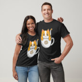 Kattenkoffiekop T-shirt (Unisex)