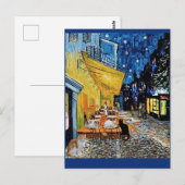 Kattenkolonie, Van Gogh Café Terras Parodie Briefkaart (Voorkant / Achterkant)
