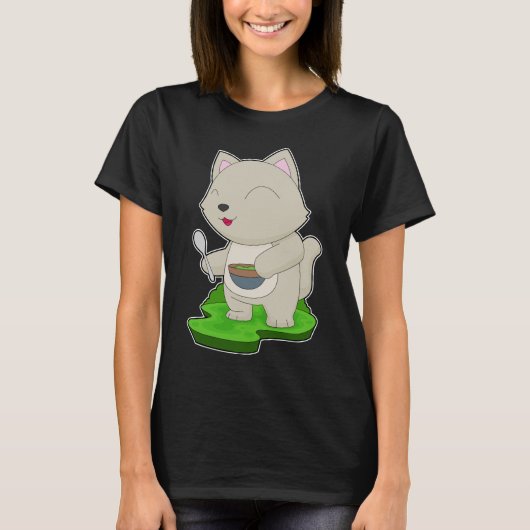 Kattenkom Voedsel T-shirt (Voorkant)