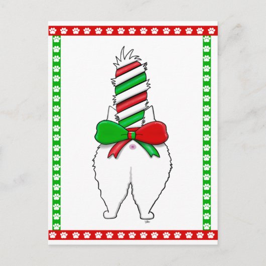 Kattenkont 2 Kerstmis Feestdagenkaart (Voorkant)