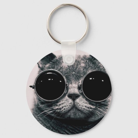kattenkool met schoppen sleutelhanger (Voorkant)
