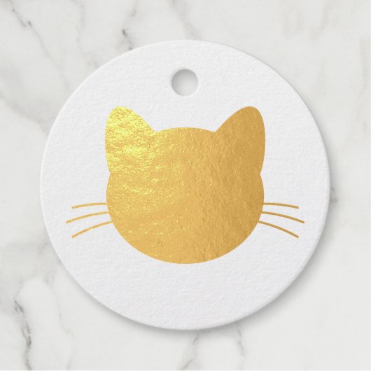 Kattenkop Folie Favoriet Label (Voorkant)
