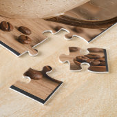 Kattenkop in koffiekopje-hanger legpuzzel (Zijkant)