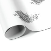 Kattenkop Jasmine Tattoo Cadeaupapier (Rol Hoek)