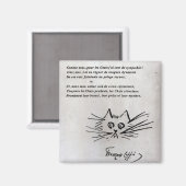 Kattenkop Magneet (Voorkant / Achterkant)