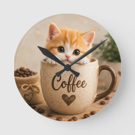 Kattenkopje in Koffiekopje Charme Ronde Klok