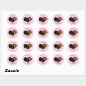 Kattenkoppel Jullie Namen Ronde Sticker (Vel)