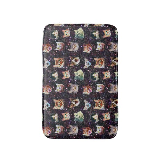 Kattenkoppen in het Buitenruimte Funny Galaxy Patt Badmat (Voorkant Verticaal)