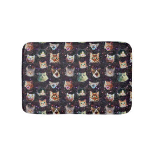 Kattenkoppen in het Buitenruimte Funny Galaxy Patt Badmat