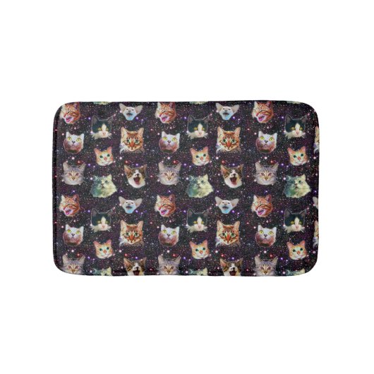 Kattenkoppen in het Buitenruimte Funny Galaxy Patt Badmat (Voorkant)