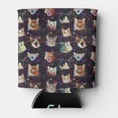 Kattenkoppen in het Buitenruimte Funny Galaxy Patt Blikjeskoeler (Voorkant)