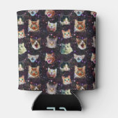 Kattenkoppen in het Buitenruimte Funny Galaxy Patt Blikjeskoeler (Achterkant)