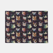 Kattenkoppen in het Buitenruimte Funny Galaxy Patt Deurmat (Voorkant)