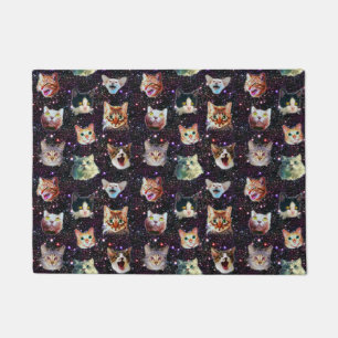 Kattenkoppen in het Buitenruimte Funny Galaxy Patt Deurmat