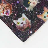 Kattenkoppen in het Buitenruimte Funny Galaxy Patt Fleece Deken (Hoek)