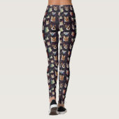 Kattenkoppen in het Buitenruimte Funny Galaxy Patt Leggings (Achterkant)