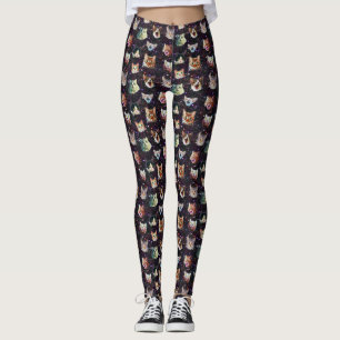 Kattenkoppen in het Buitenruimte Funny Galaxy Patt Leggings