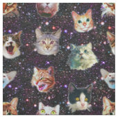 Kattenkoppen in het Buitenruimte Funny Galaxy Patt Stof (Swatch)