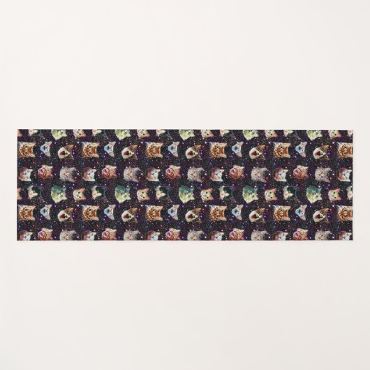 Kattenkoppen in het Buitenruimte Funny Galaxy Patt Yogamat (Voorkant (horizontaal))