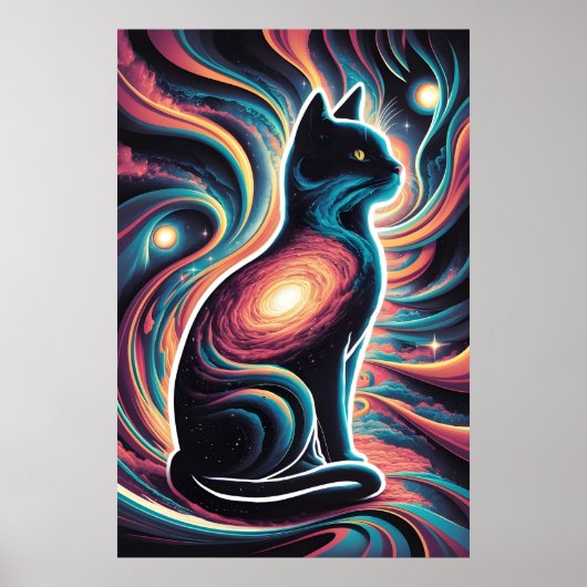 Kattenkosmos Poster (Voorkant)