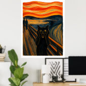 Kattenkreet Poster (Thuiskantoor)