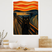 Kattenkreet Poster (Keuken)