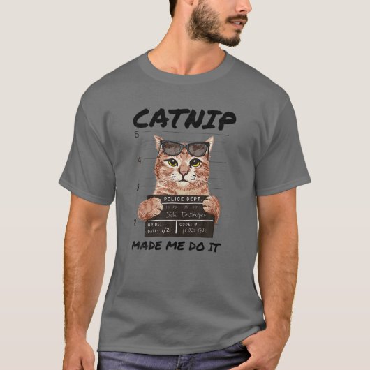 KATTENKRIJD MAakte ME DIT DOEN Grappige Kitty Kat  T-shirt (Voorkant)