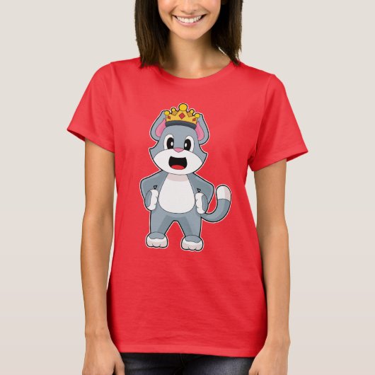 kattenkroon t-shirt (Voorkant)