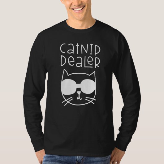 Kattenkruid Dealer Kattenuitdrukking T-shirt (Voorkant)