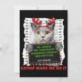Kattenkruid Lelijke Kerst Voor Kattenmoeder Katten Feestdagenkaart (Voorkant)