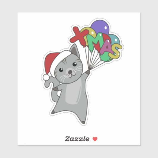 Kattenkruid wintersneeuw kruiper sticker (Vel)